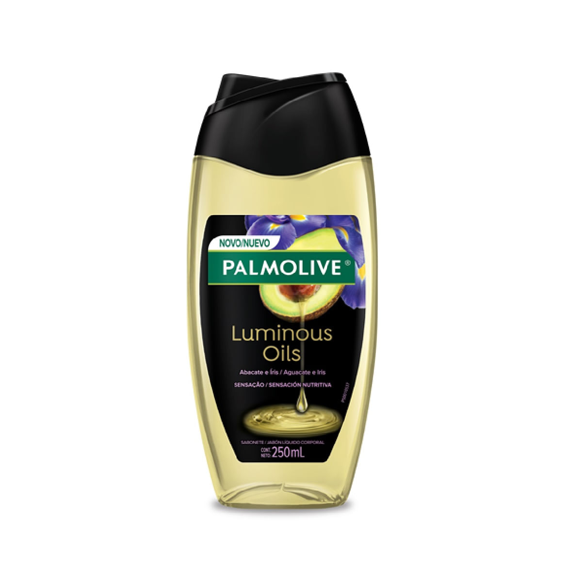 [Leve 3 Pague 2] Sabonete Liquido Palmolive Luminous Oil Abacate E Iris 250ml