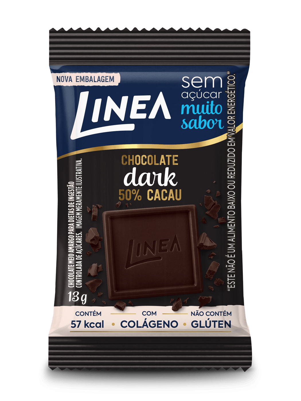 Chocolate Linea Dark Zero Açucar 13g