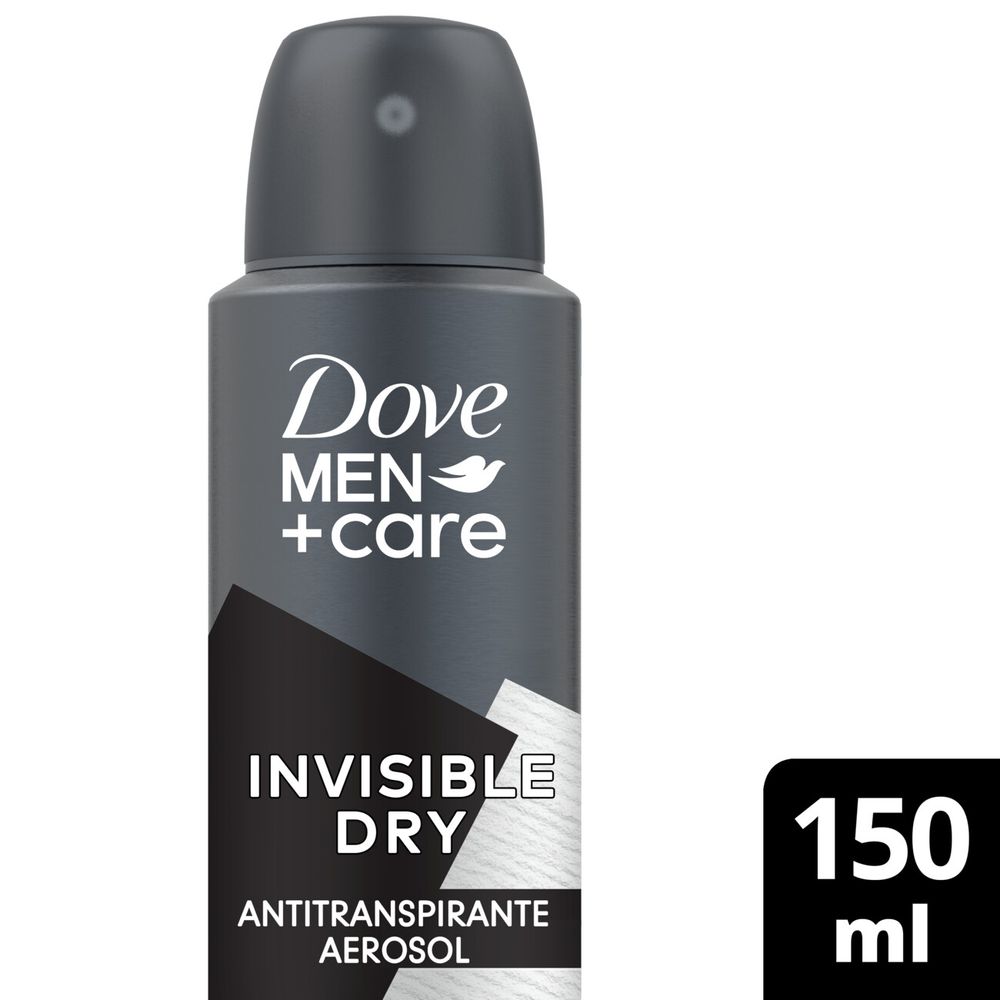3 Unidades Desodorante Dove Aerossol Men + Care Invisible Dry 150ml