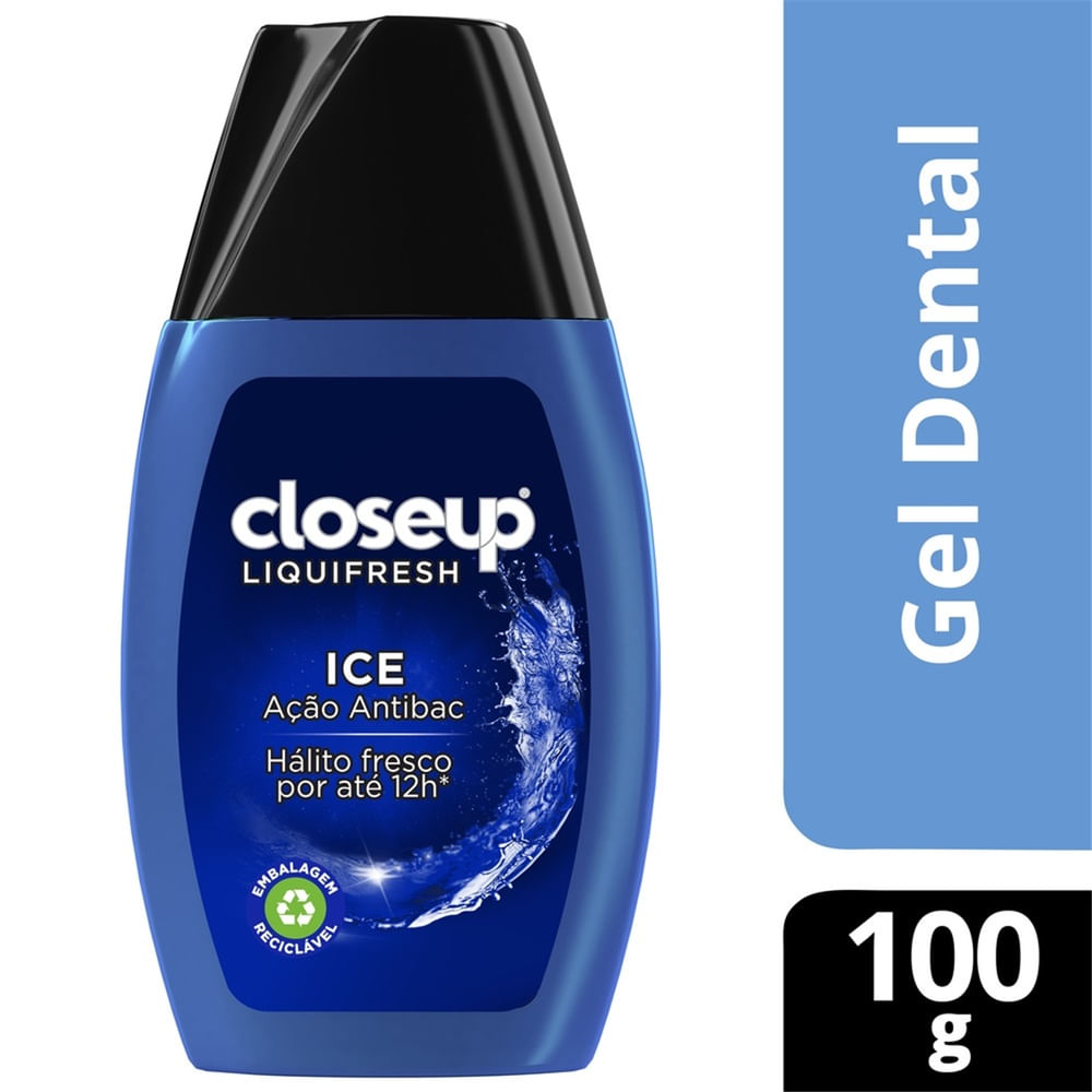 3 unidades de Gel Dental Liquifresh Ice 100g - Closeup