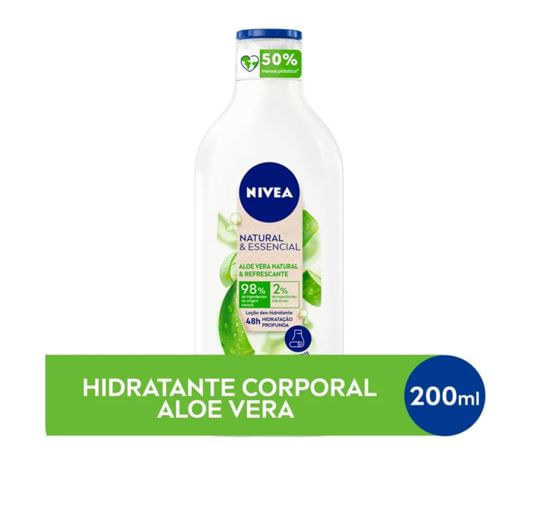 Hidratante Corporal NIVEA Natural&Essencial Aloe Vera Refrescante 200ml