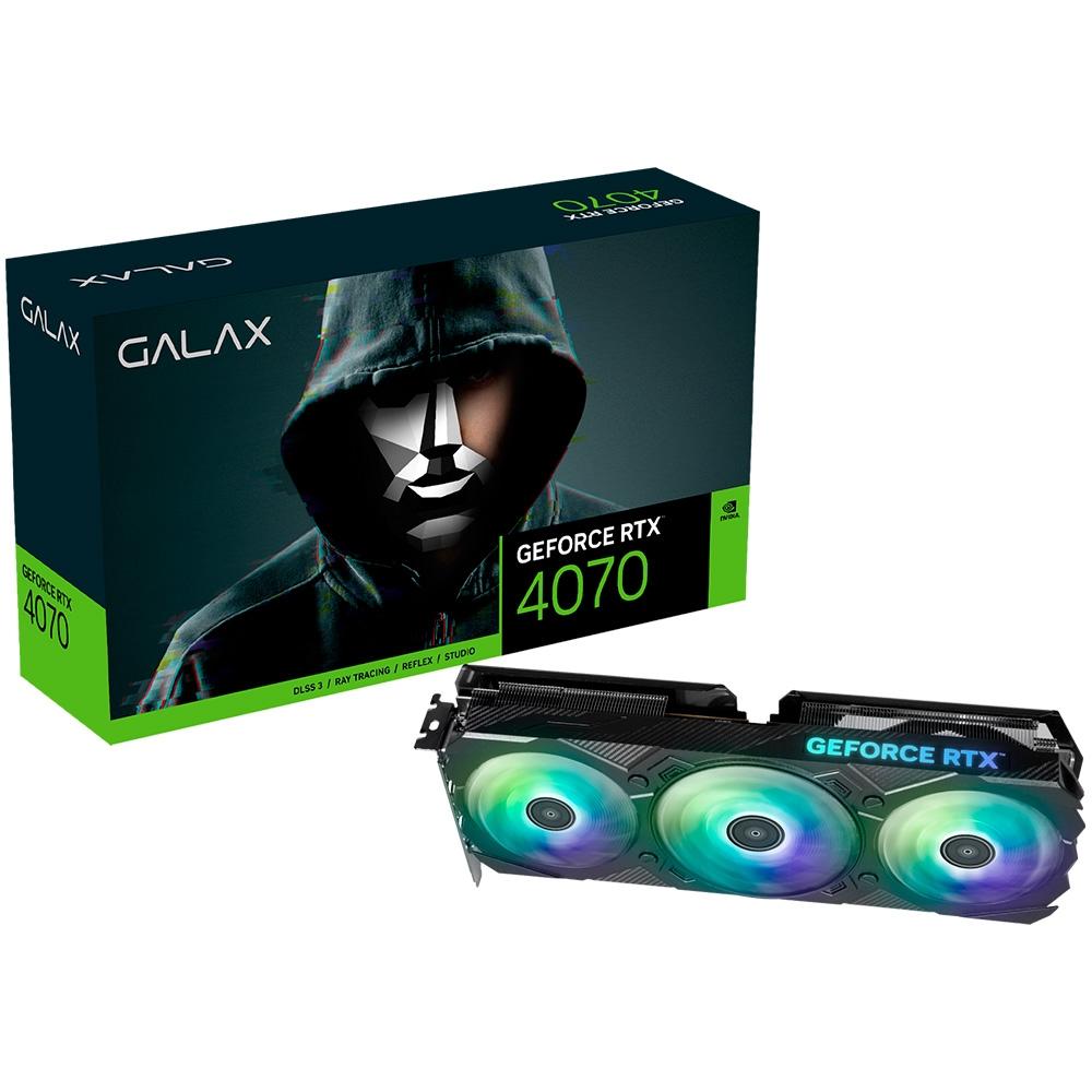 Placa de Vídeo Galax NVIDIA GeForce RTX 4070 12GB EX Gamer GDDR6X 192BITS - 47NOM7MD7JEG