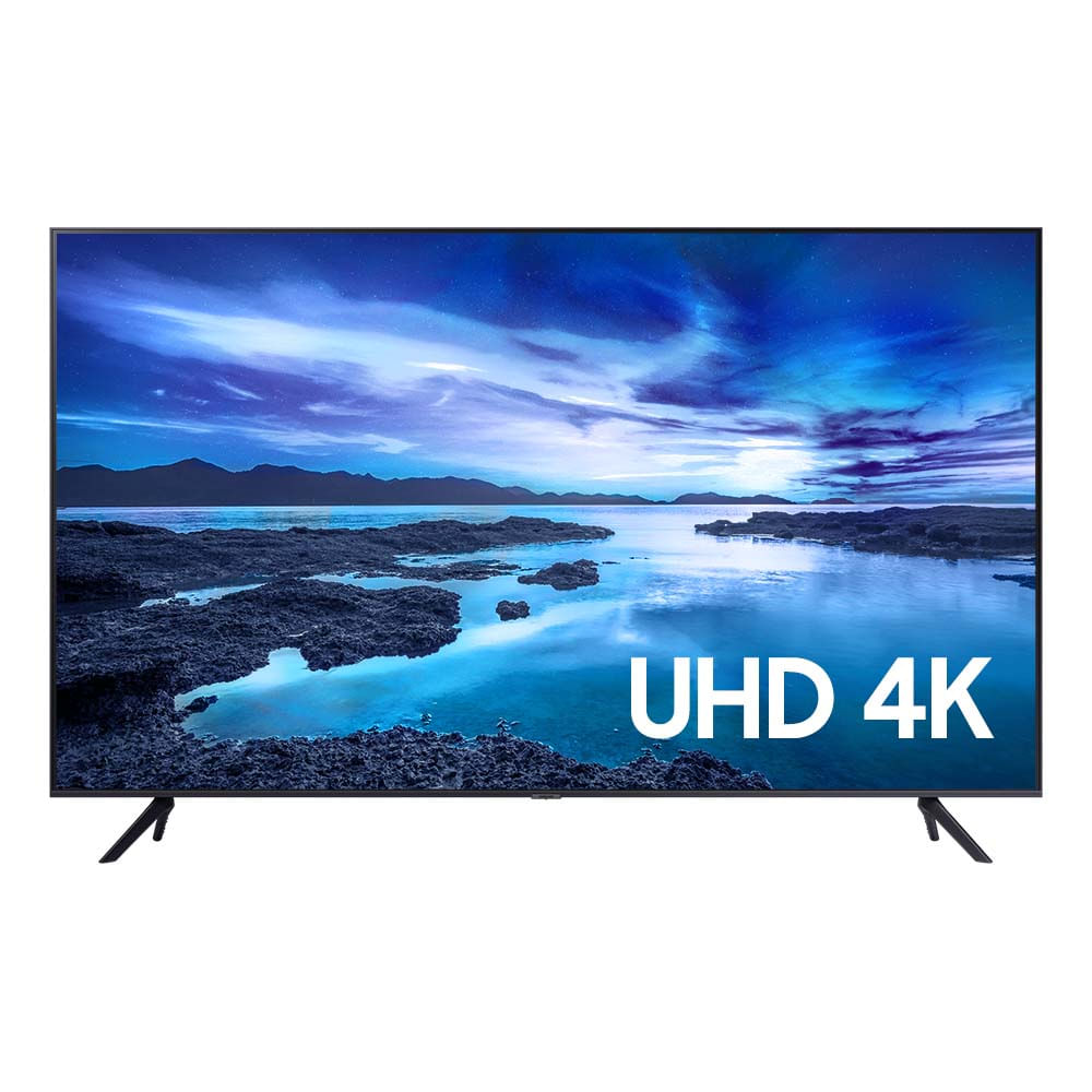 Smart TV LED 65" 4K Samsung 65AU7700 3 HDMI 1 USB Wi-Fi Bluetooth - UN65AU7700GXZD