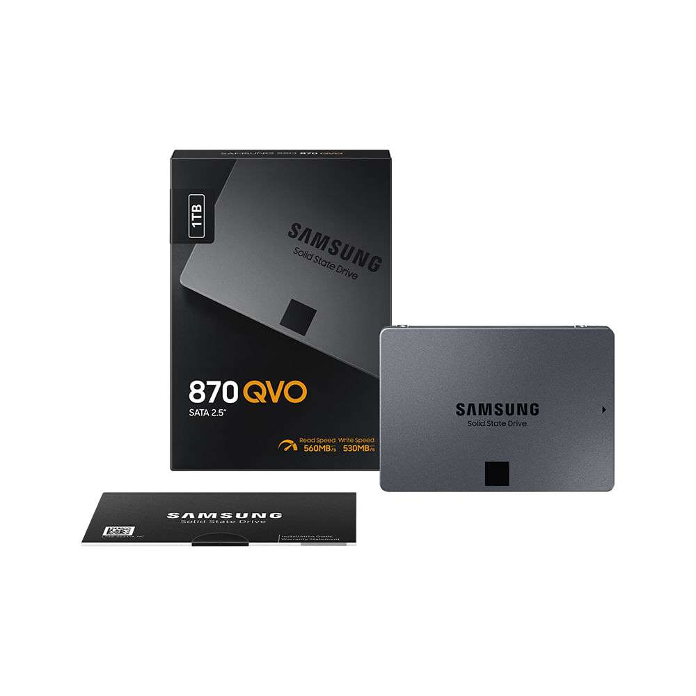 Samsung Memória SSD 500 870 QVO SATA III 2.5”