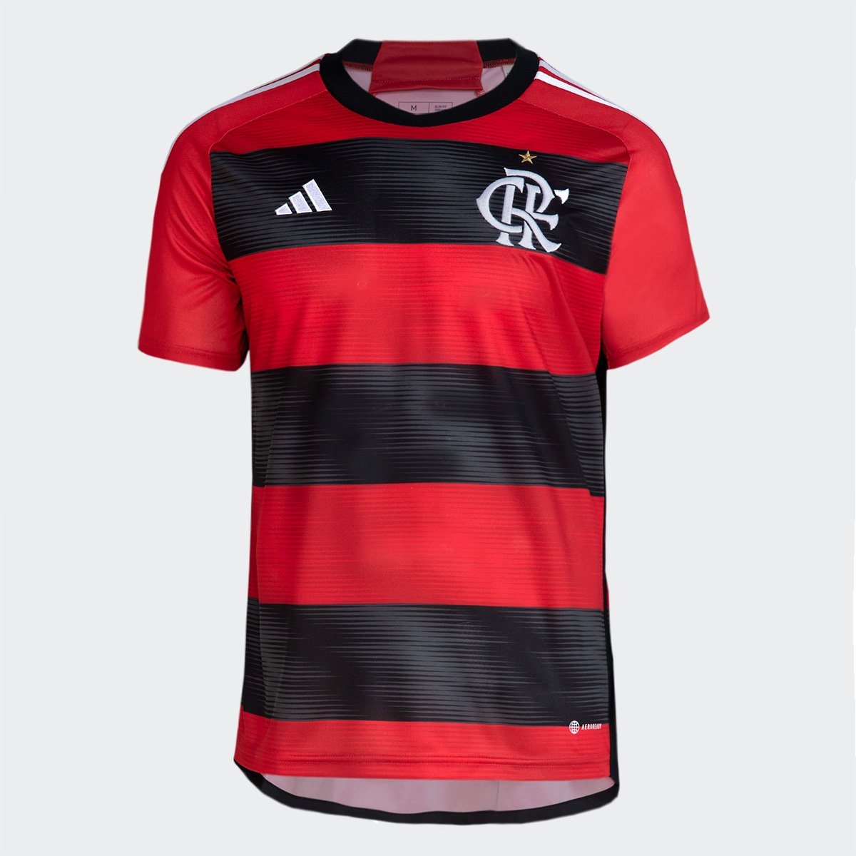 Camisa Flamengo I 23/24 s/n° Torcedor Adidas Masculina