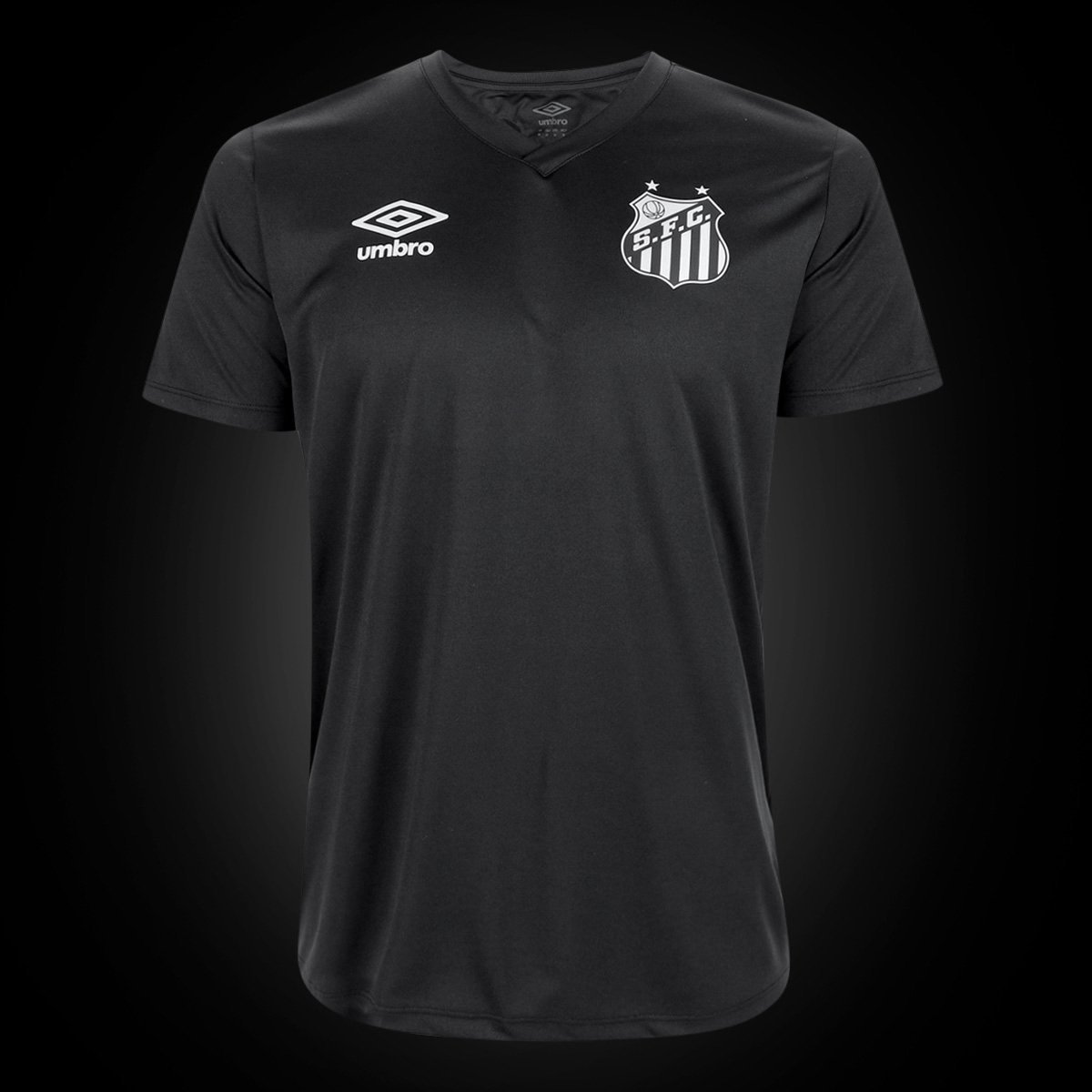 Camisa Santos Umbro Black Edição Limitada 21/22 s/n Torcedor - Masculina Tam P