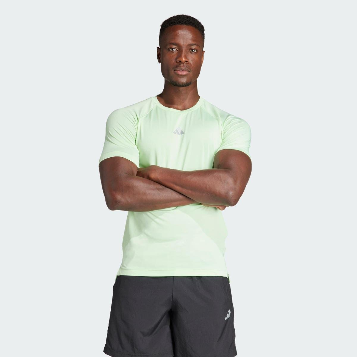 Camiseta Adidas Treino Gym+ Masculina - Verde