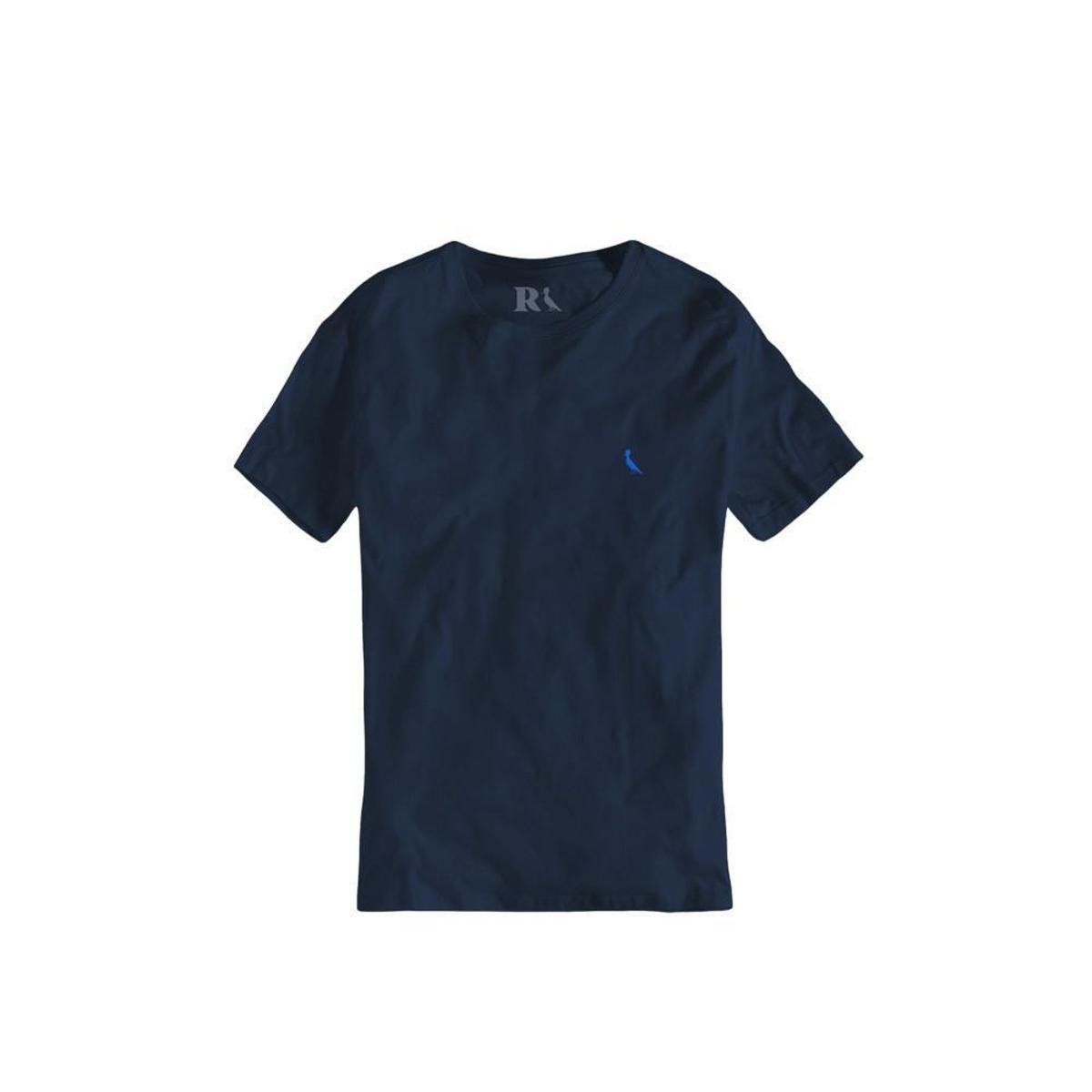 Camiseta Bordado Basic Color Royal Reserva - Marinho