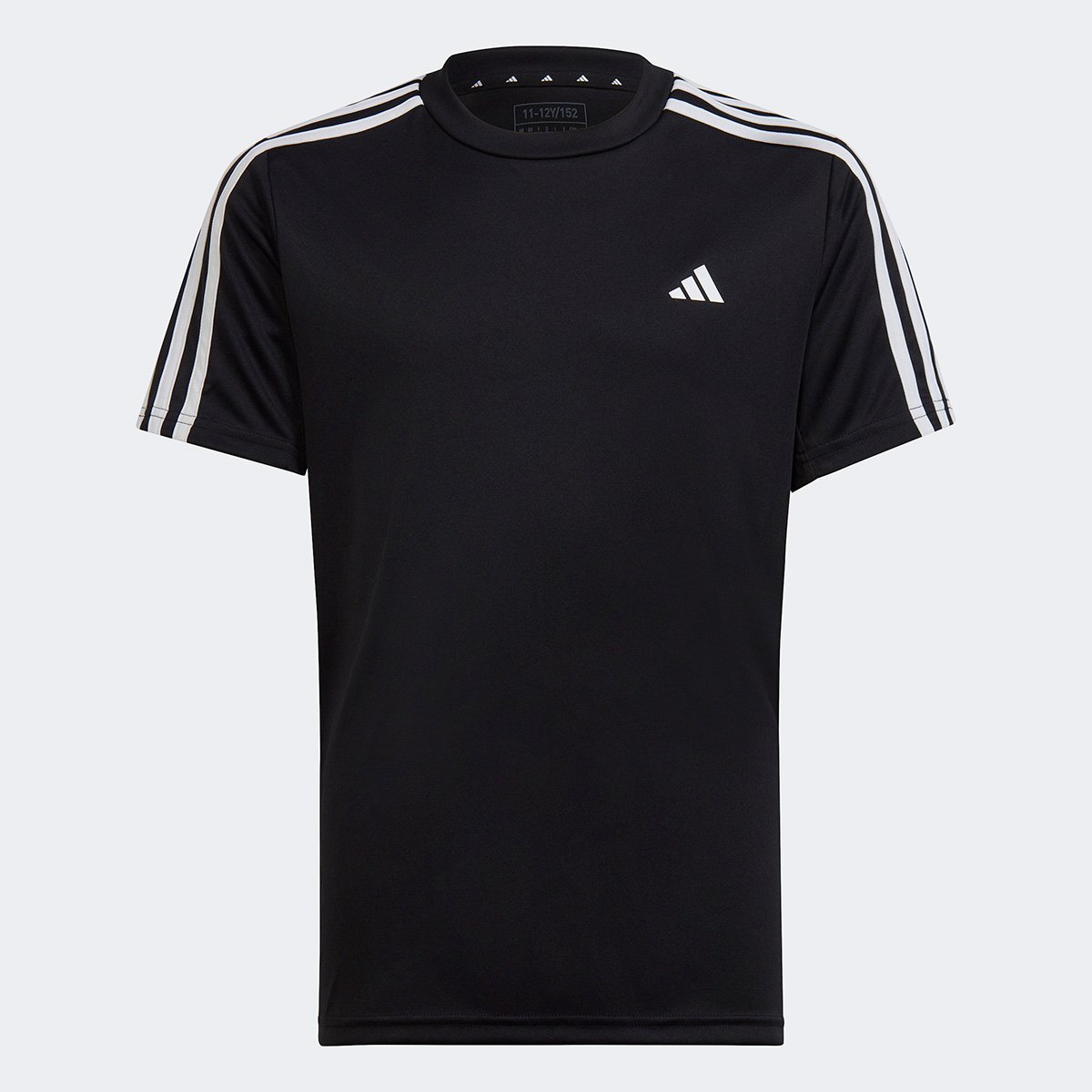 Camiseta Juvenil Adidas Train Essentials Aeroready 3-Stripes Regular Fit Masculina