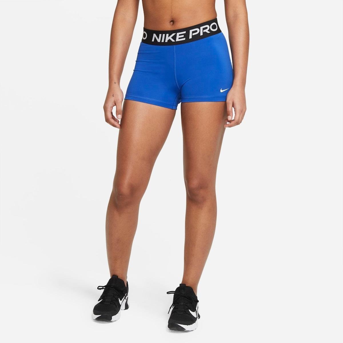 Shorts Nike Pro Feminino - Azul