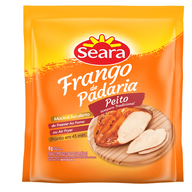 Peito De Frango De Padaria Seara de 0,3kg a 1,3kg