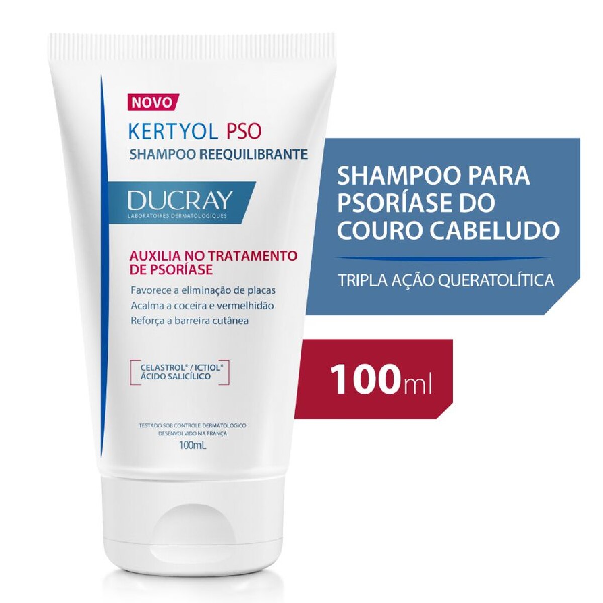 Shampoo Ducray Kertyol P.S.O. Reequilibrante 100ml