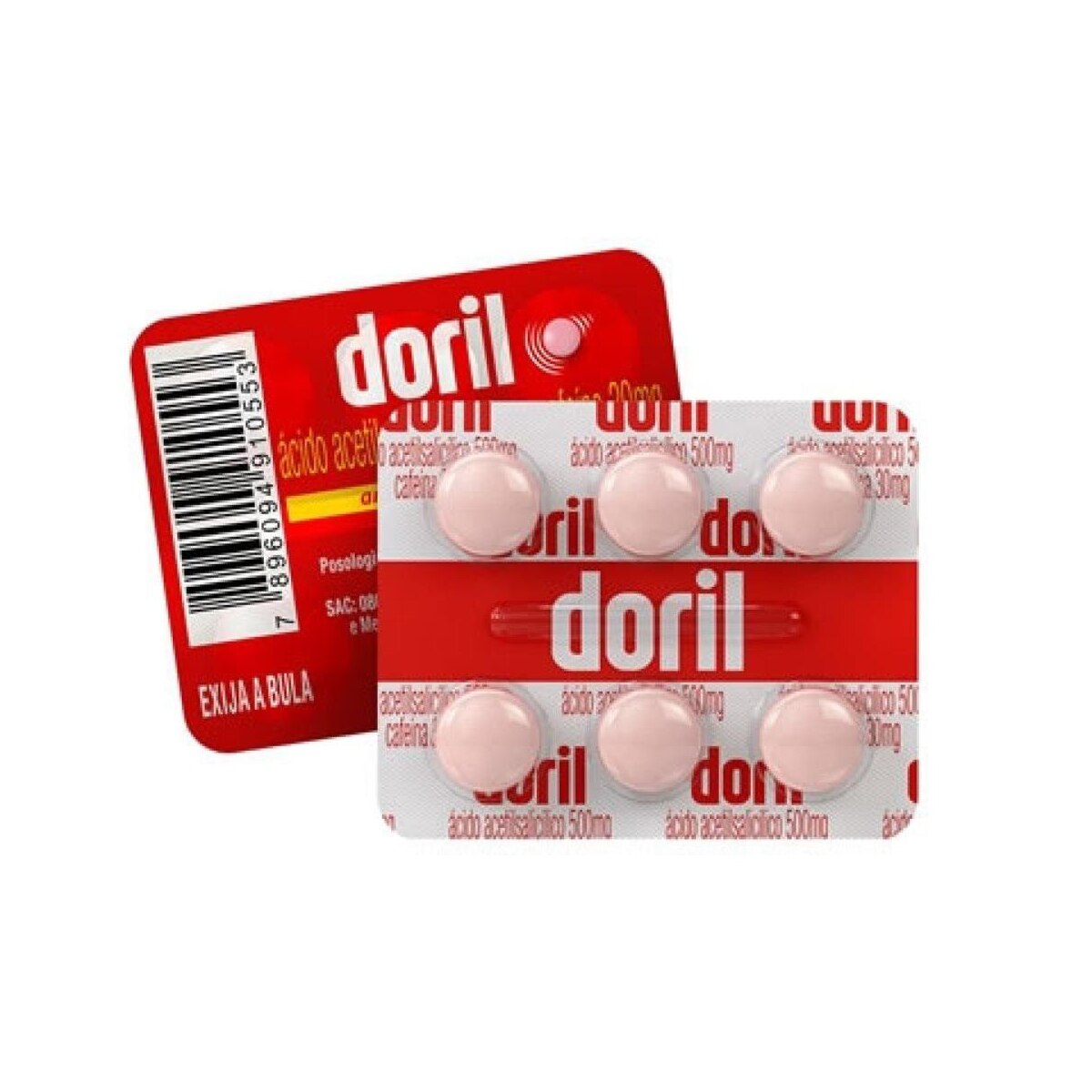 Doril 500mg + 30mg 6 Comprimidos