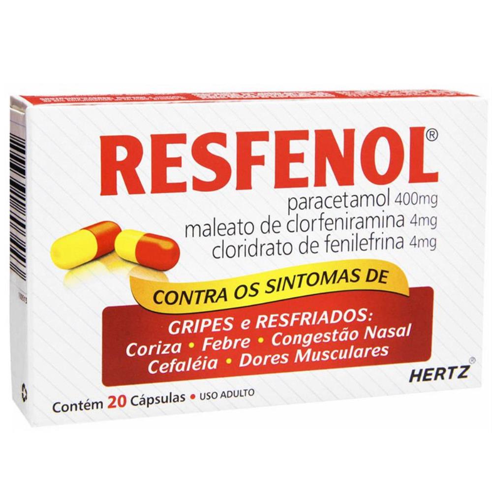 Resfenol 20 Capsulas