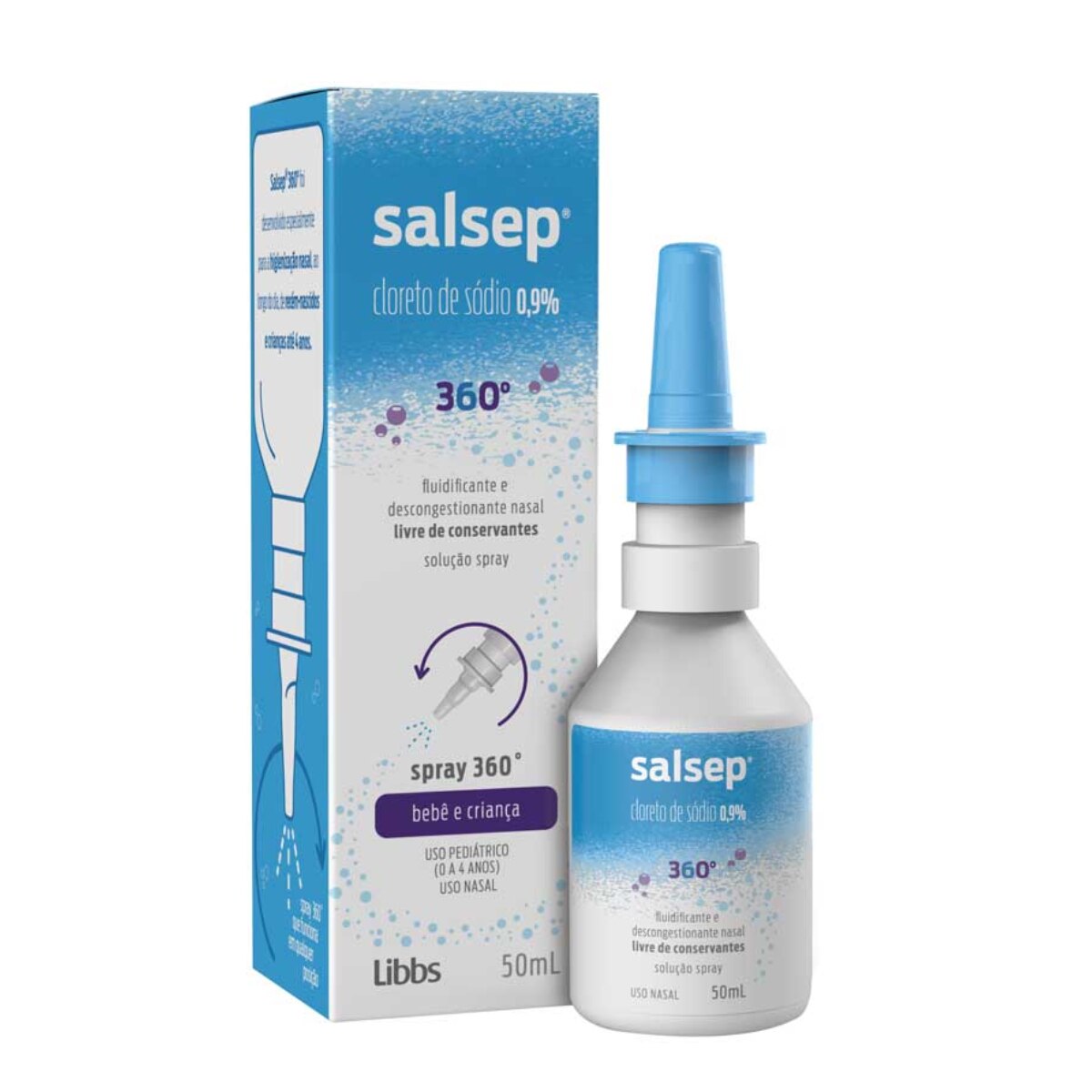 Salsep 360 0,9% Solucao Nasal Spray 50ml