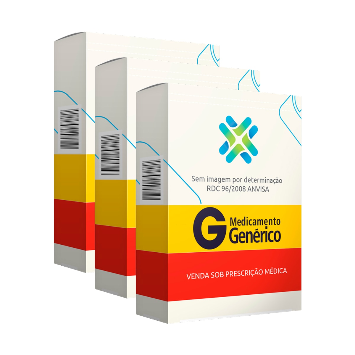 Kit 3 Unidades Cloridrato de Nebivolol 5mg 60 Comprimidos Biolab Genérico