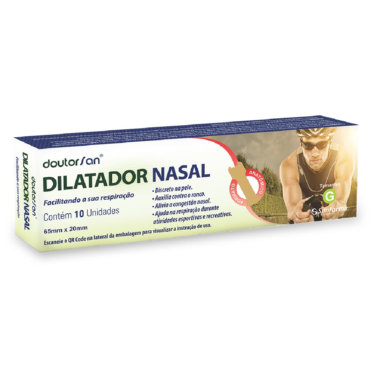 Dilatador Nasal DoutorSan G 10 Unidades