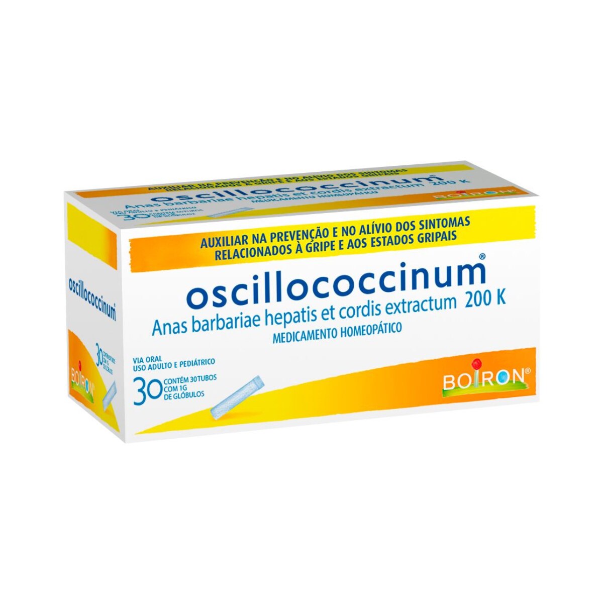Oscillococcinum 200k 30 tubos com 1g de Globulos