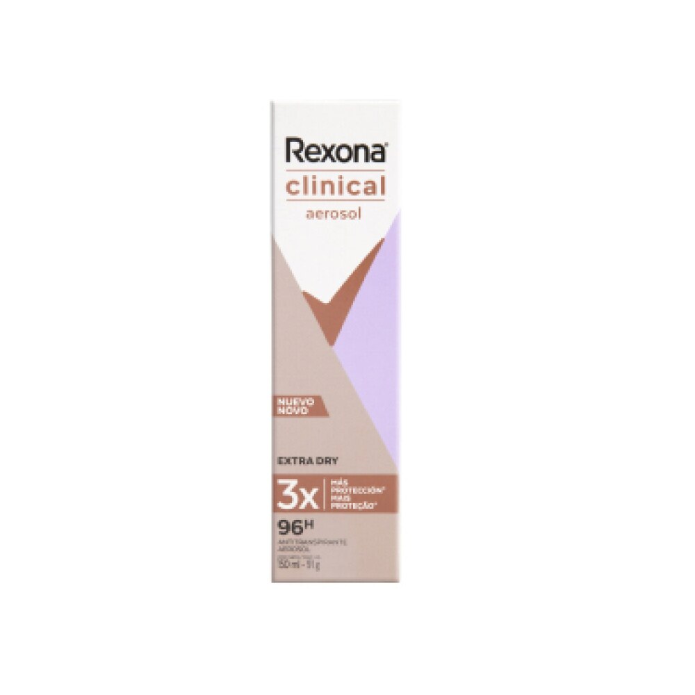 Desodorante Aerosol Rexona Clinical Extra Dry 150ml