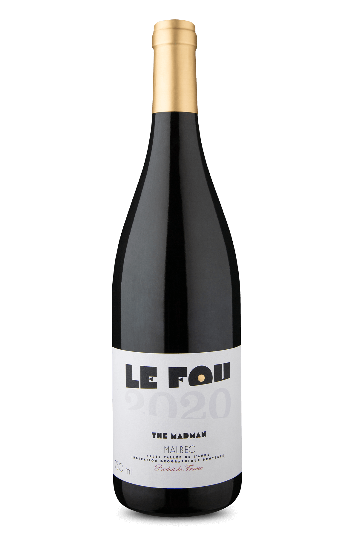 Vinho Francês Le Fou The Madman Haute Vallée de LAude I.G.P Malbec 2020 - 750ml