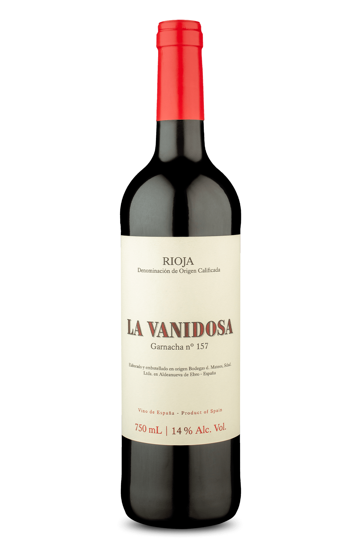 Vinho Espanhol La Vanidosa D.O.Ca Rioja Garnacha 2021