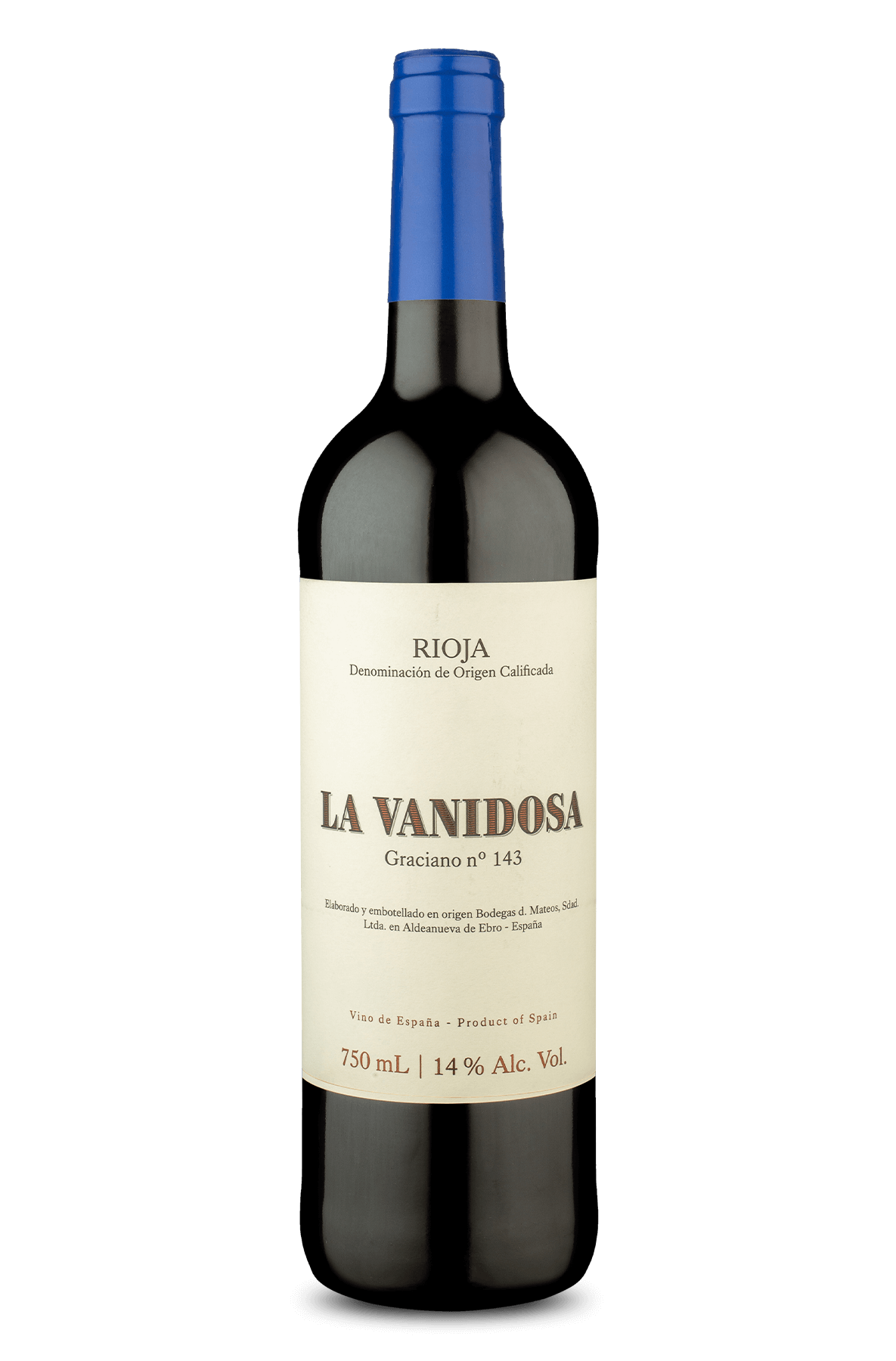 Vinho Tinto Espanhol La Vanidosa D.O.Ca Rioja Graciano 2021 - 750ml