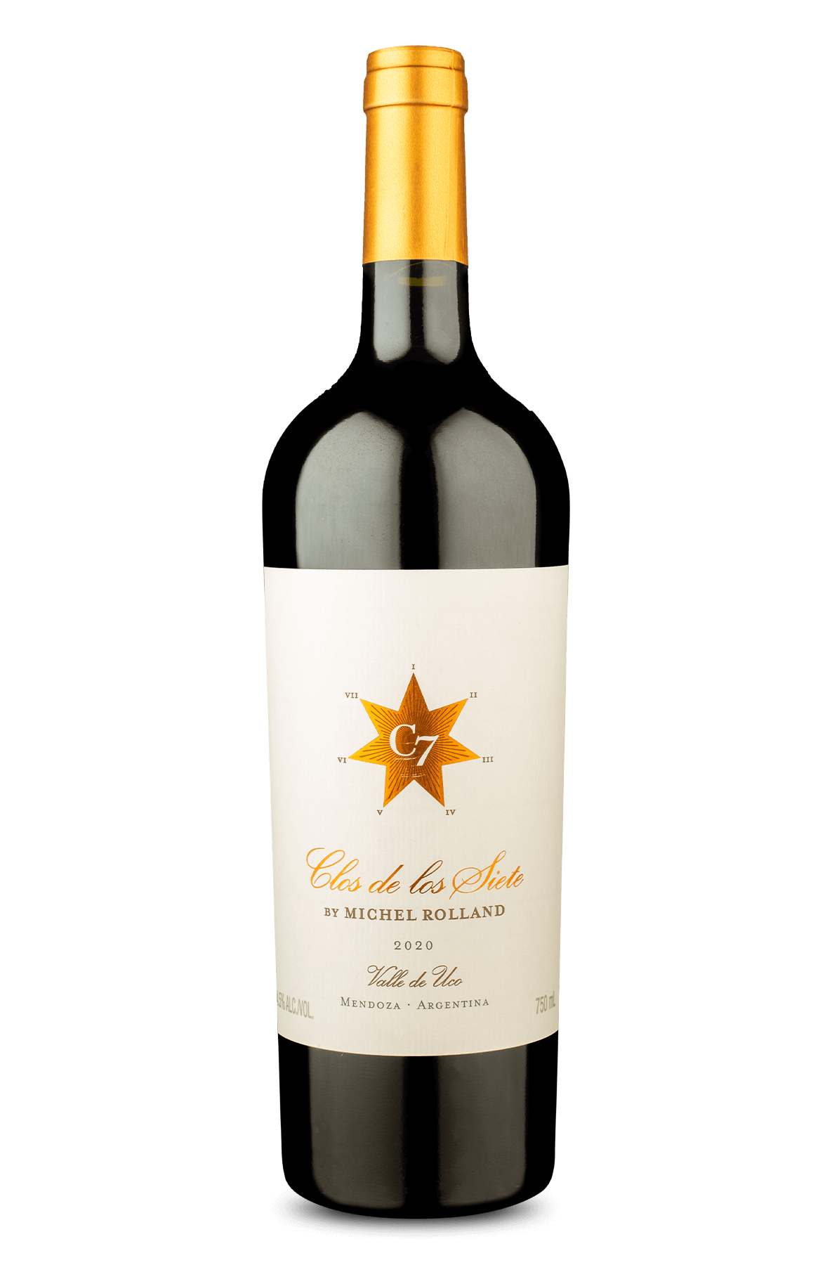 3 Unidades Vinho Tinto Clos de Los Siete By Michel Rolland 2020 - 750ml