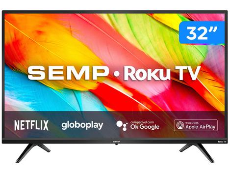 Smart TV 32” HD LED Semp Toshiba R6500 Wi-Fi