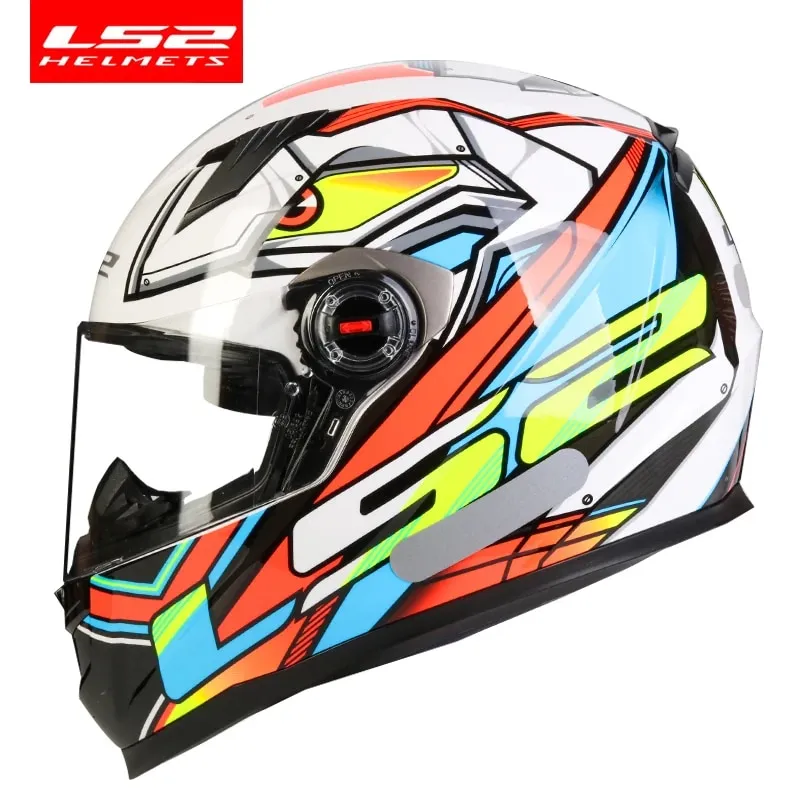LS2-Full Face Capacete De Motocicleta