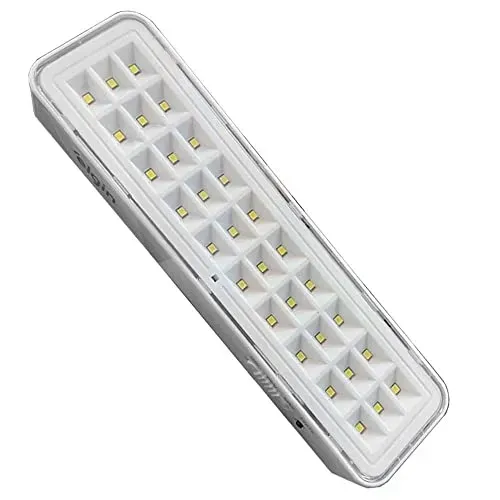 [R$12 SUPER] Luminária De Emergência 30 LEDS 2W Elgin Bivolt Bateria até 6 horas Luz Branca Fria