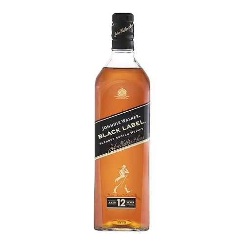 [3 UNIDADES] Whisky Escocês Blended Black Label Johnnie Walker Garrafa 750ml