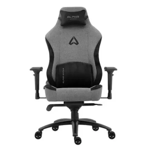 Cadeira Gamer Alpha Gamer Nebula Fabric, Até 150 kg, Apoio de Braço 4D, Reclinável, Cinza - AGNEBULA