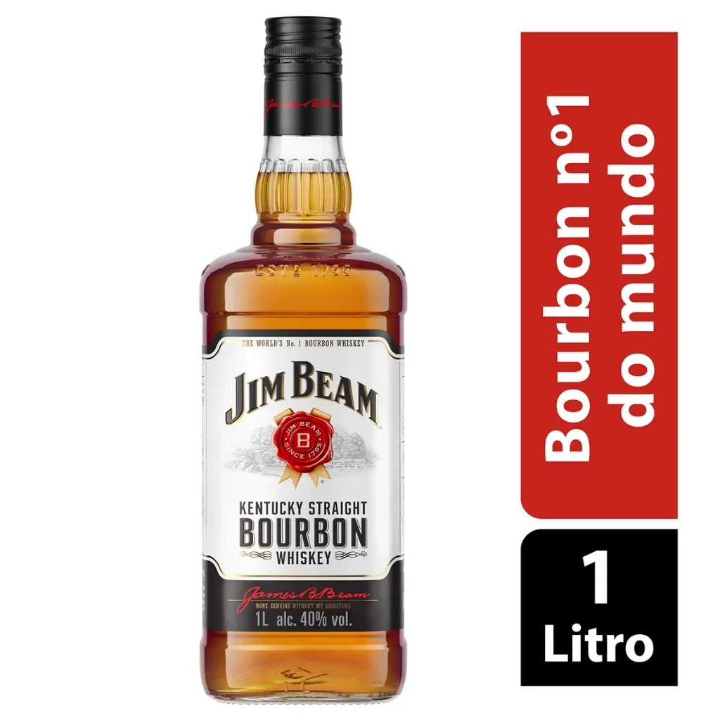 Whiskey Bourbon Americano Jim Beam White - 1L