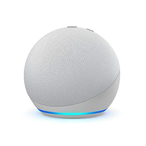 Echo Dot (4ª Geração): Smart Speaker com Alexa | Música, informação e Casa Inteligente - Cor Branca