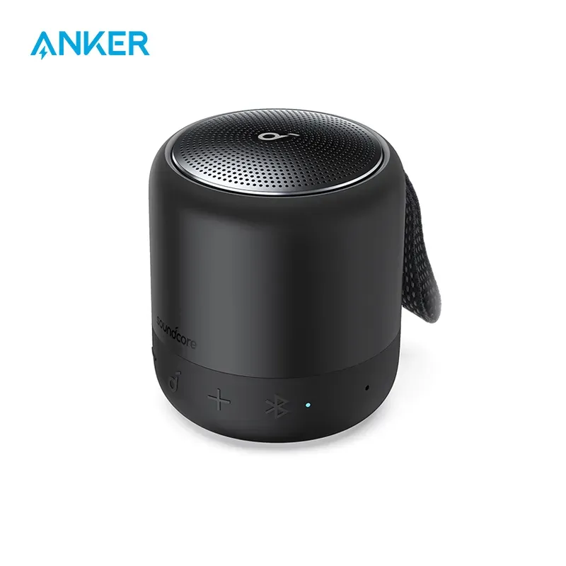 [Taxa inclusa/moedas] Caixa de Som portátil Anker Soundcore Mini 3 - Som 360, Resistente à água, Som personalizável