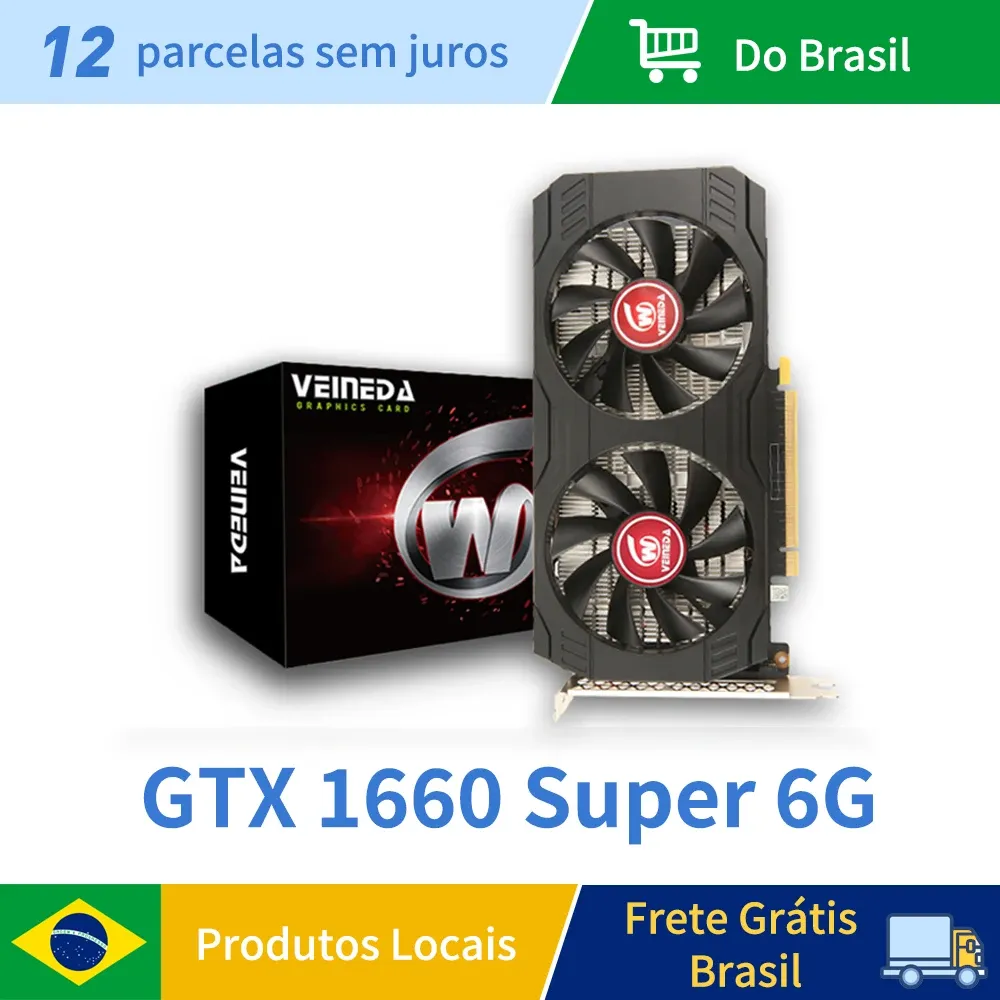 [Do Brasil/ G pay] Placa de Video gtx 1660 super 6gb, Veineda