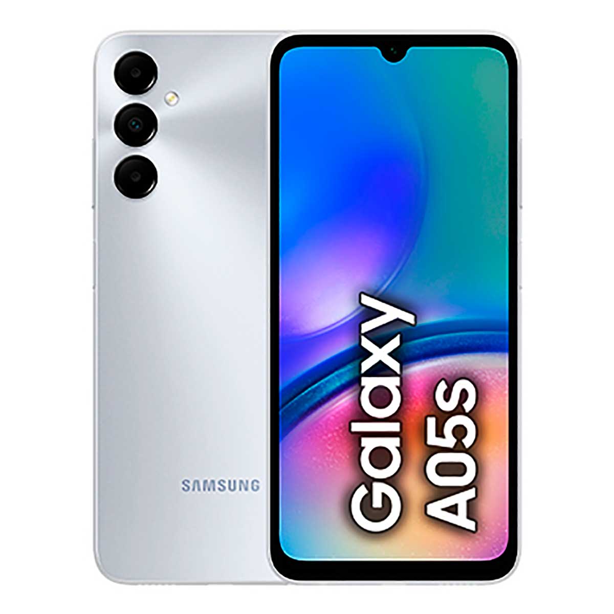 Smartphone Samsung Galaxy A05s 128GB Prata 4G 6,7&quot; 4GB RAM Câmera Dupla 50MP Selfie 13MP Dual Chip Android 14