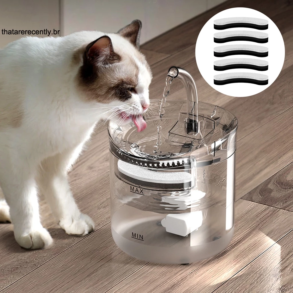 (Somente Filtros) De Água Leves Para Fontes Cat Pet Suprimentos Animais Domésticos Absorção De Odores Casa
