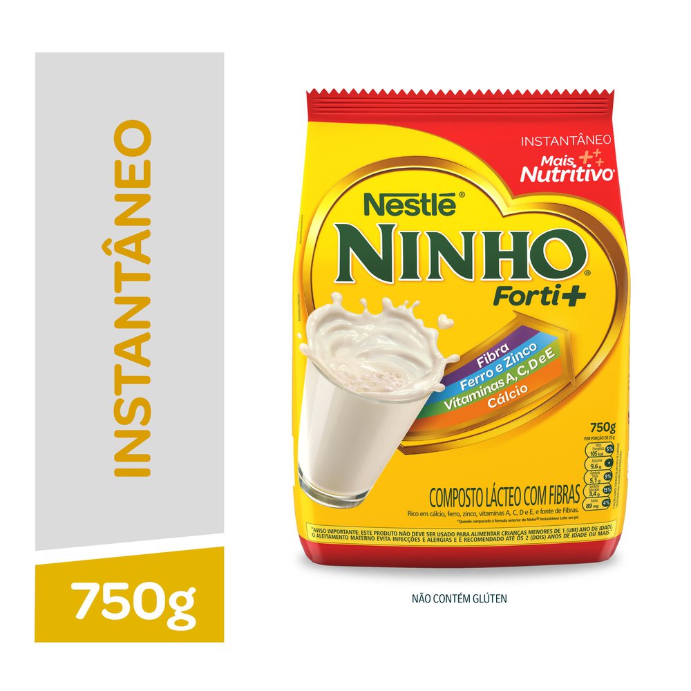 Composto Lácteo Ninho Forti+ Instantâneo 750g