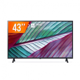 Smart TV LED 43" Ultra HD 4K LG ThinQ AI 3 HDMI 2 USB Wi-Fi Bluetooth HDR10 - 43UR781C0SA