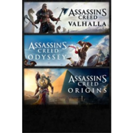 Jogo Assassin's Creed Mythology Pack: Valhalla + Odyssey + Origins - Xbox One & Series X|S