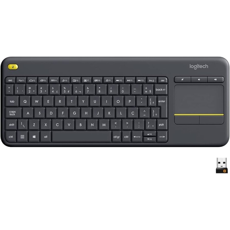 Teclado Wireless Touch Keyboard K400 Plus - Logitech