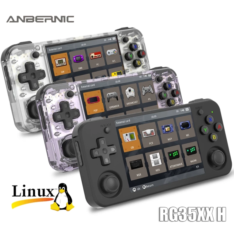 Consolas de Mão para Jogar Videogames Retro Game Player 3.5''