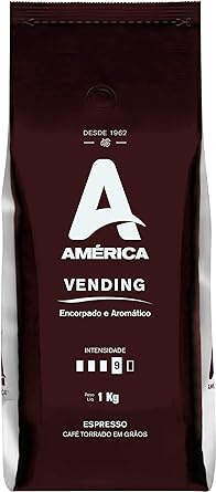 [Recorrência] América Café Torrado Em Grãos Vending 1 Kg