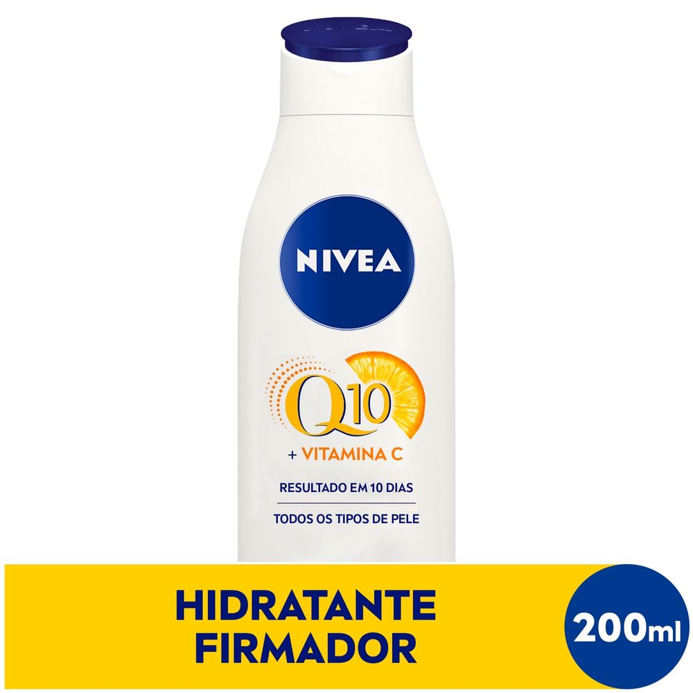 Loção Hidratante NIVEA Firmador Q10 + Vitamina C Todos os Tipos de Pele 200ml