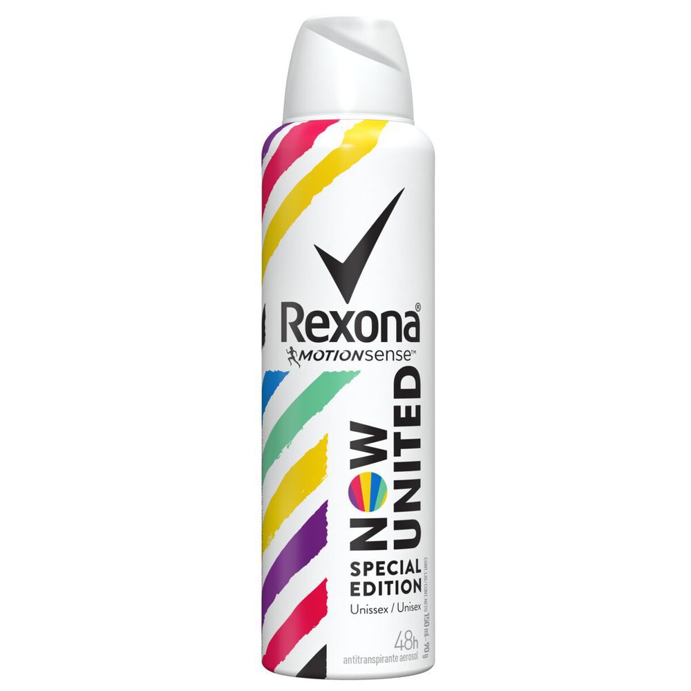 Desodorante Aerosol Antitranspirante Rexona Now United - 150ml
