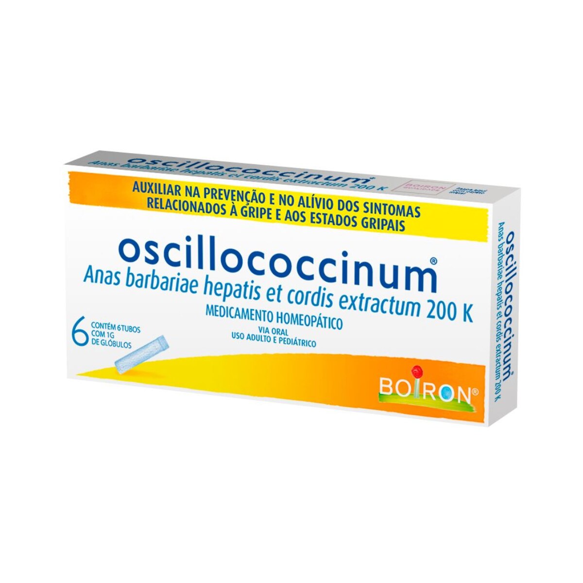 Oscillococcinum 200k 6 Tubos com 1g de Globulos